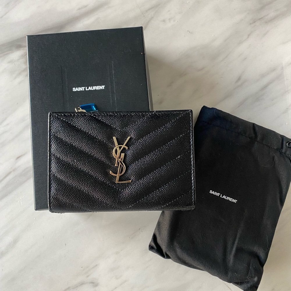 Yves Saint Laurent Black Wallet